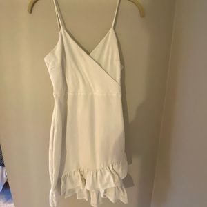 White Lulus Sealed With A Kiss Dress